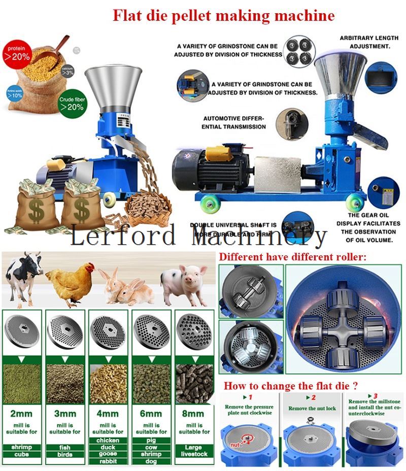 flat die pellet making machine die pellet making machine